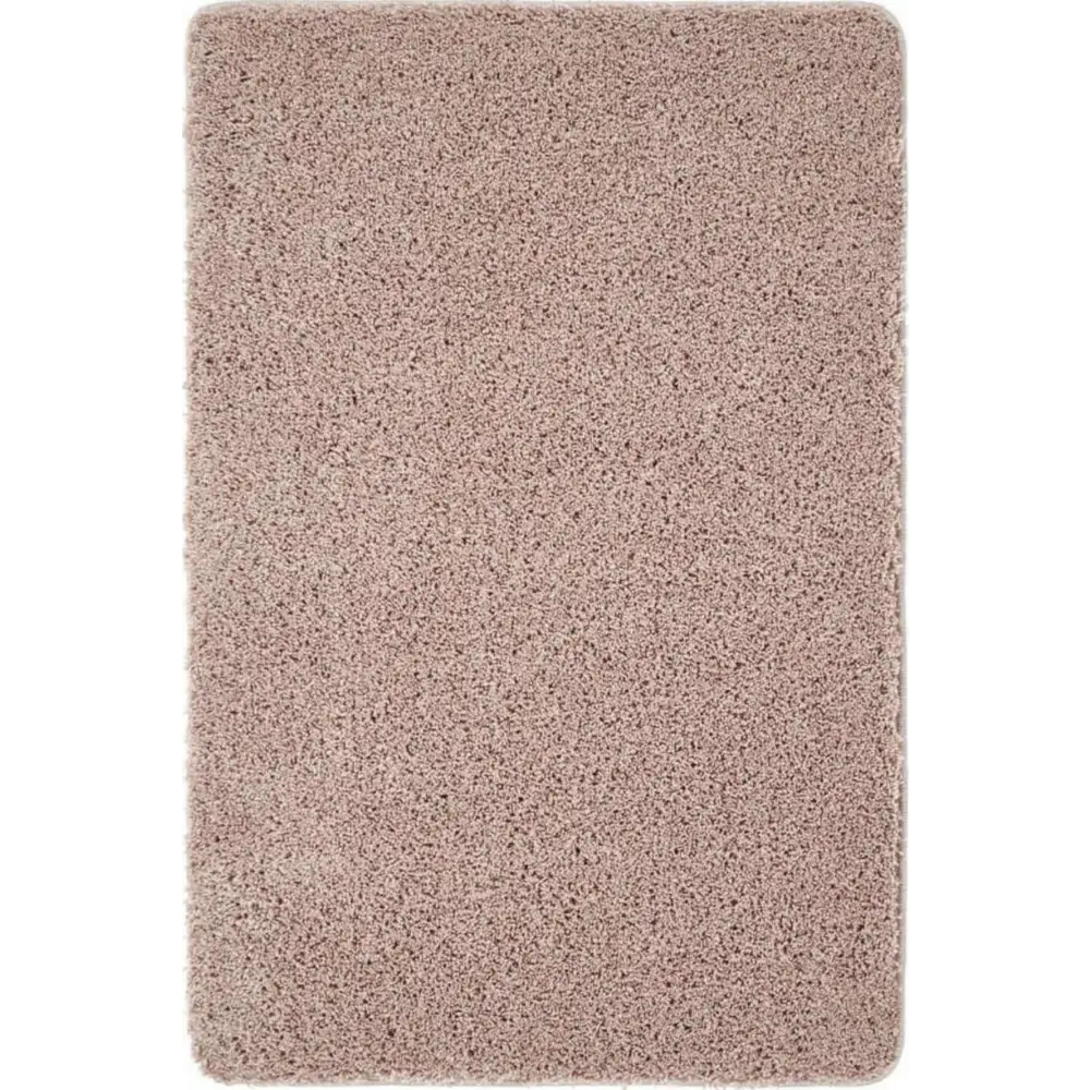 Washable Nude Pink Shaggy Rug - 60X100 cm - Rugs