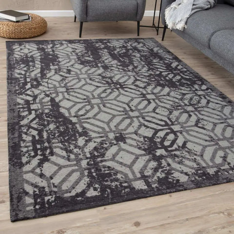 Washable Rug Carina Black | 6930B - Rugs