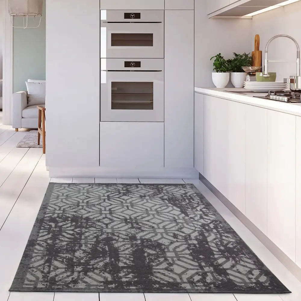 Washable Rug Carina Black | 6930B - Rugs