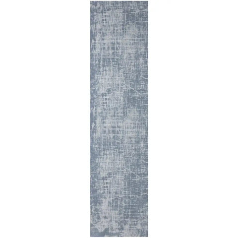 Washable Rug Carina Blue | 6923 - 80X300 cm - Rugs