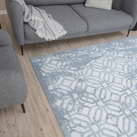 Washable Rug Carina Blue | 6931B - Rugs