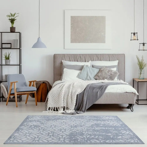 Washable Rug Carina Blue | 6931B - Rugs