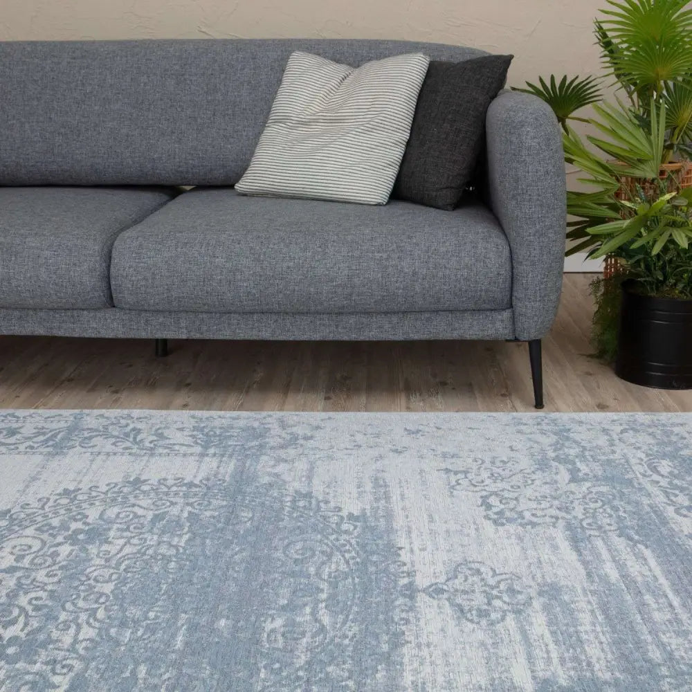 Washable Rug Carina Blue | 6945 - Rugs