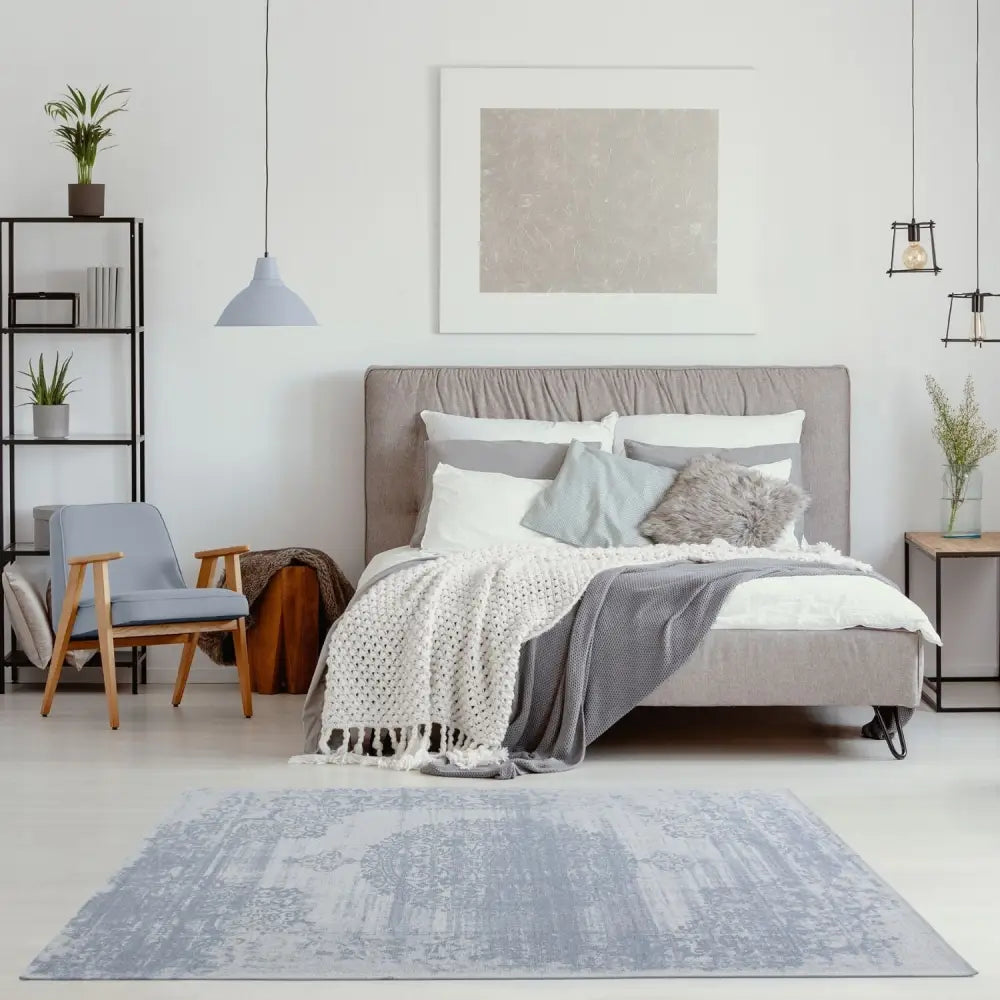 Washable Rug Carina Blue | 6945 - Rugs