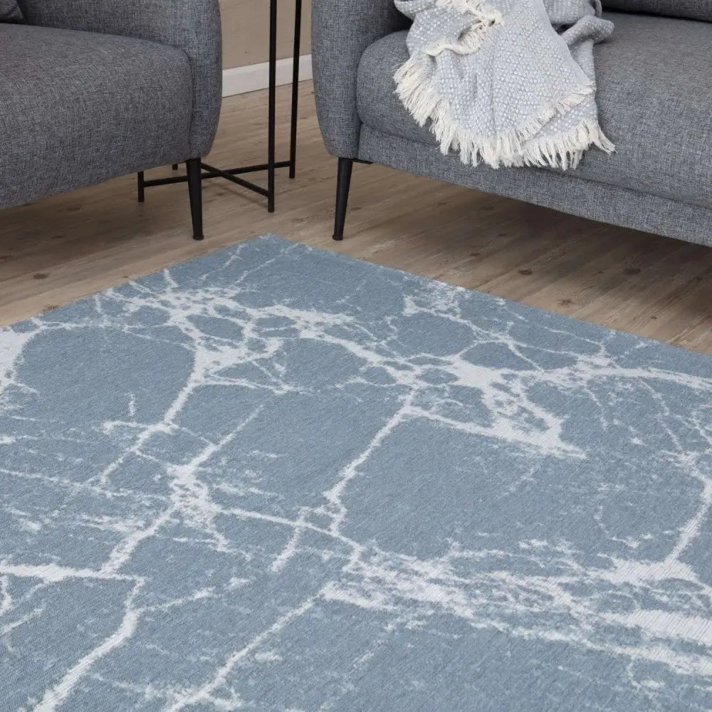 Washable Rug Carina Blue | 6955 - Rugs