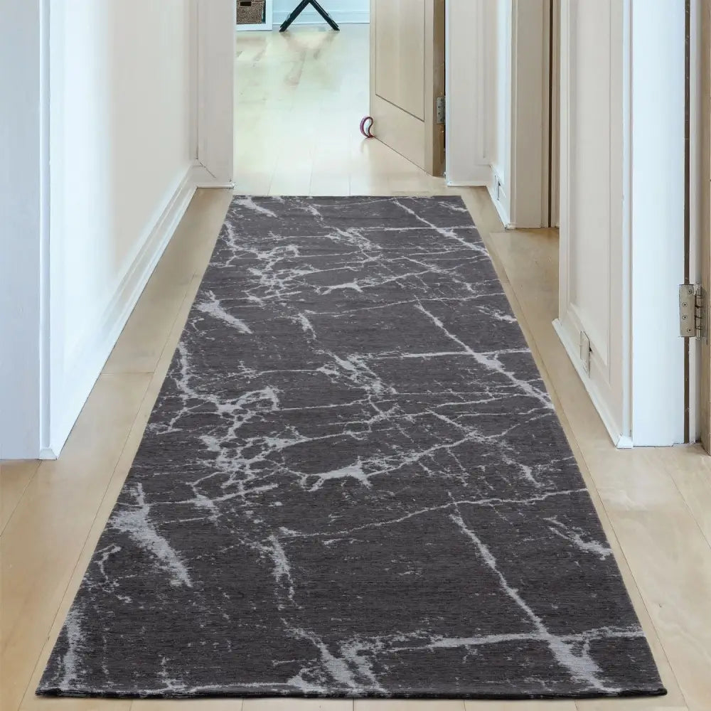 Washable Rug Carina Dark Grey | 6952D - Rugs