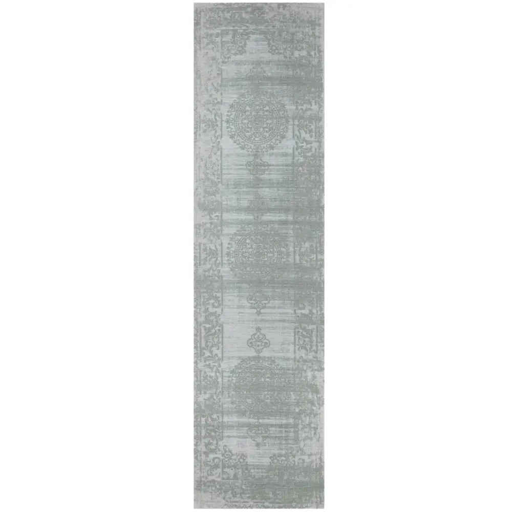 Washable Rug Carina Green | 6944 - 80X300 cm - Rugs