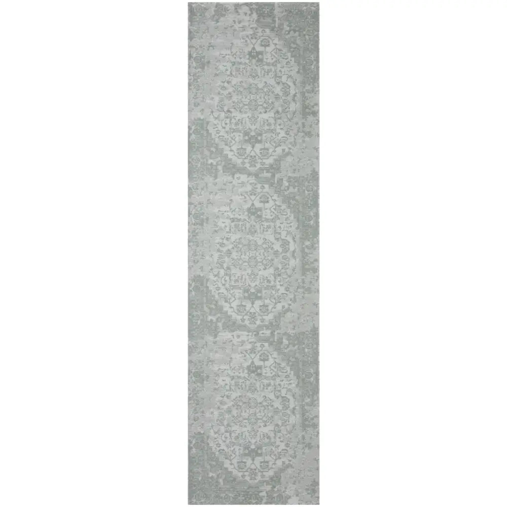 Washable Rug Carina Green | 6961 - 80X300 cm - Rugs