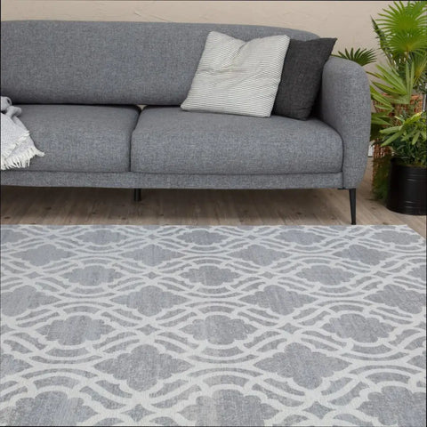 Washable Rug Carina Grey | 6901G - Rugs