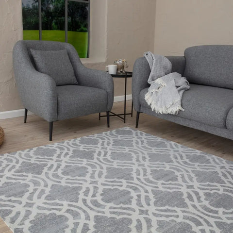 Washable Rug Carina Grey | 6901G - Rugs