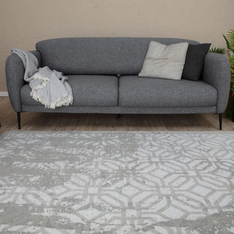 Washable Rug Carina Grey | 6932 - Rugs