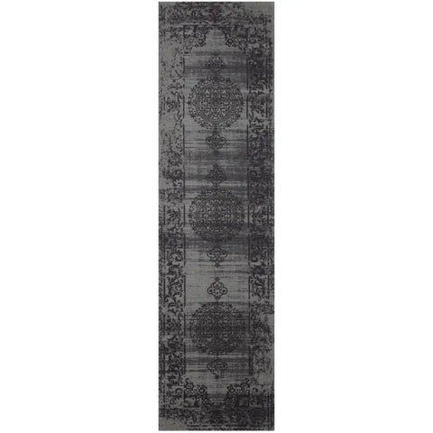 Washable Rug Carina Grey | 6942 - 80X300 cm - Rugs