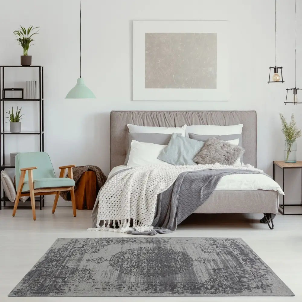 Washable Rug Carina Grey | 6942 - Rugs