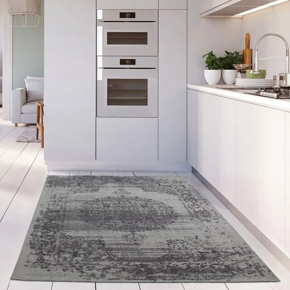 Washable Rug Carina Grey | 6942 - Rugs