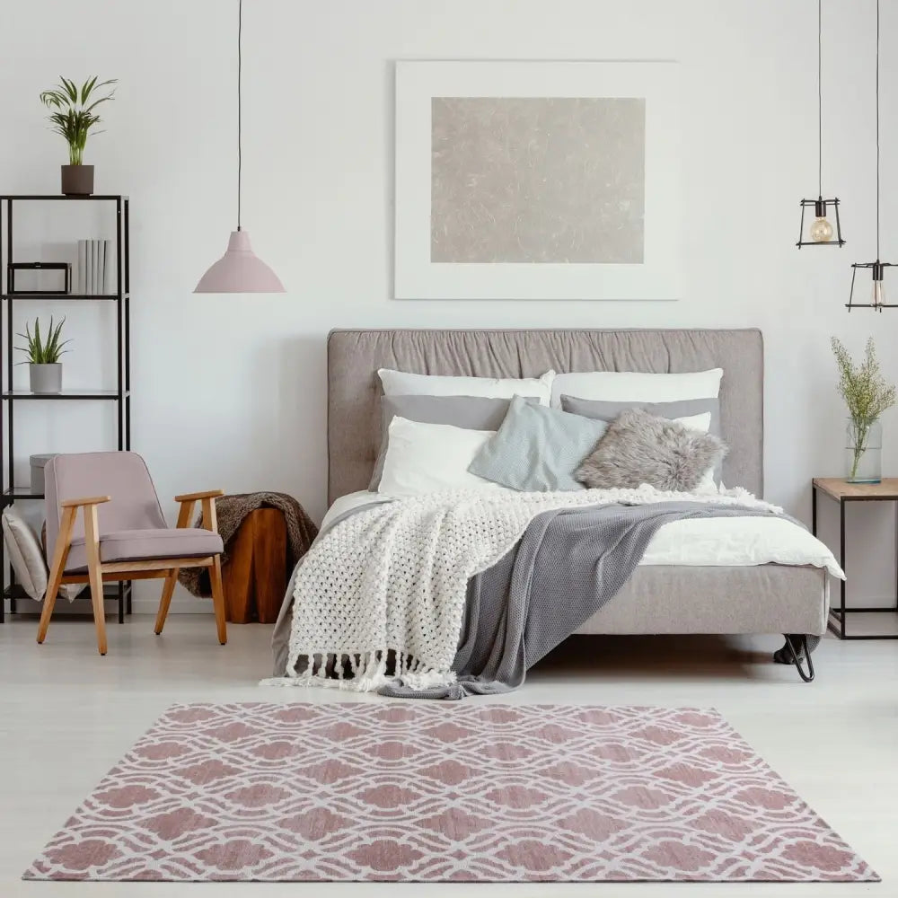 Washable Rug Carina Pink | 6902P - Rugs