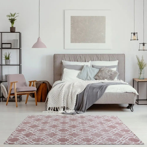 Washable Rug Carina Pink | 6902P - Rugs