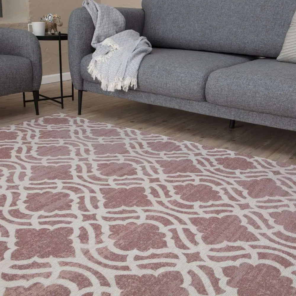 Washable Rug Carina Pink | 6902P - Rugs