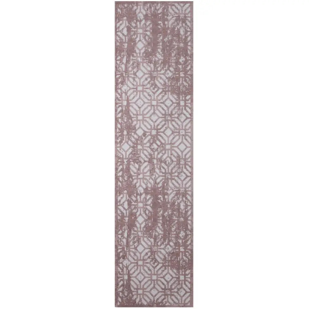 Washable Rug Carina Pink | 6933 - 80X300 cm - Rugs