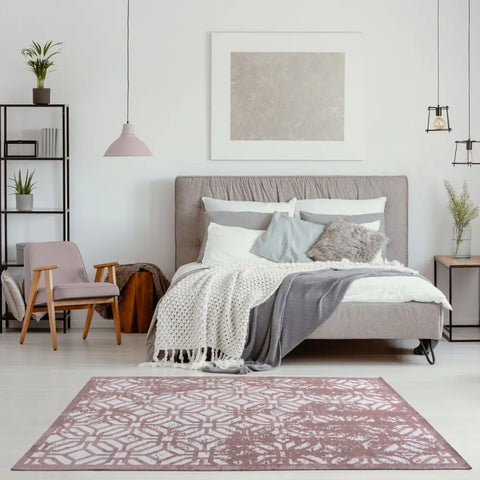 Washable Rug Carina Pink | 6933 - Rugs