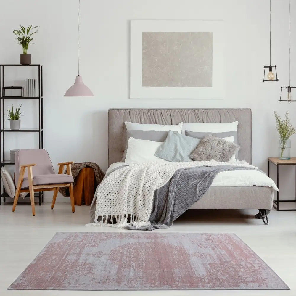 Washable Rug Carina Pink | 6941P - Rugs