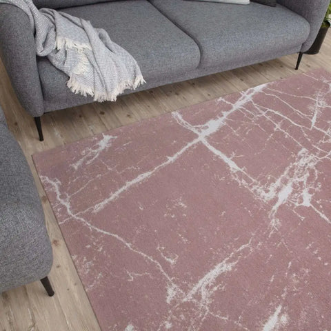 Washable Rug Carina Pink | 6956 - Rugs