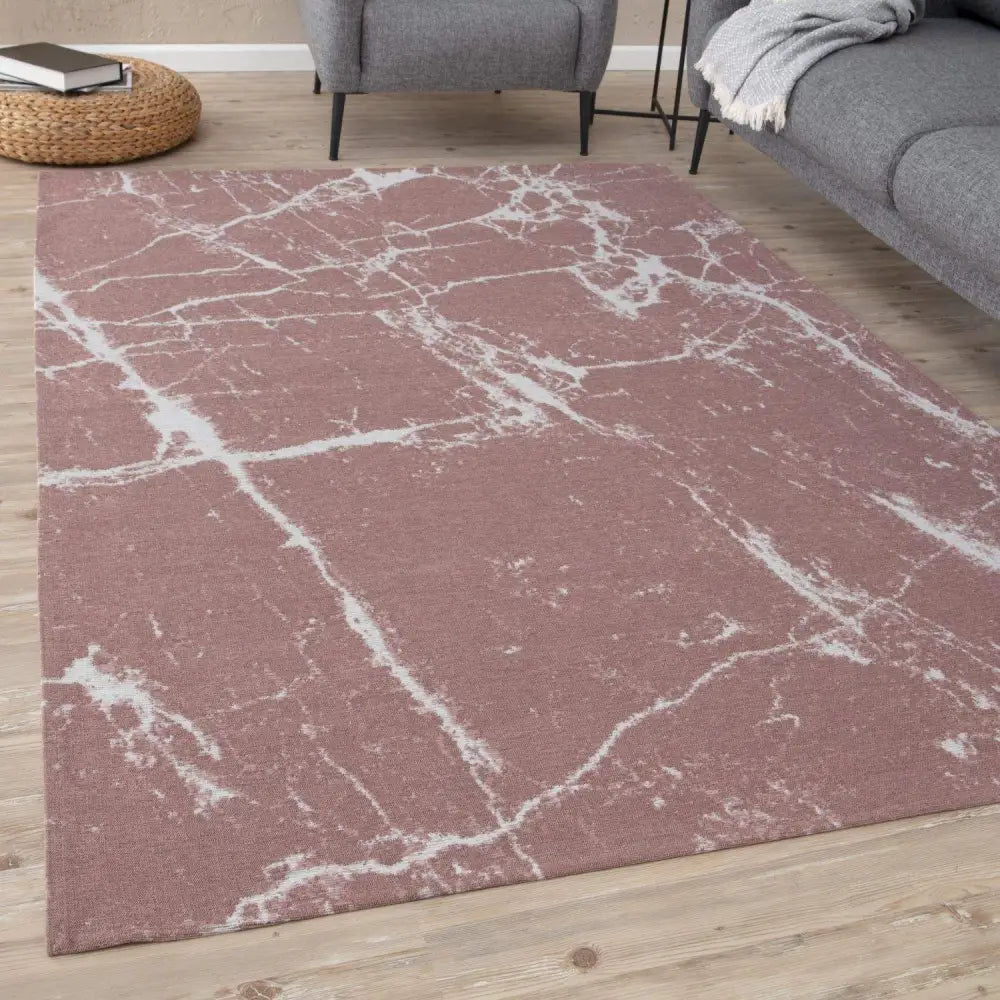 Washable Rug Carina Pink | 6956 - Rugs