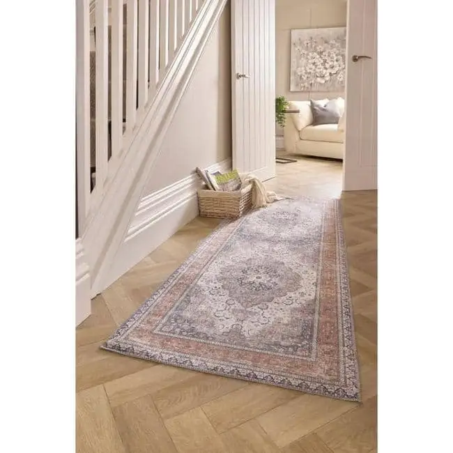 Washable Rug Eterna Medallion Design - 67X200 cm - Rugs