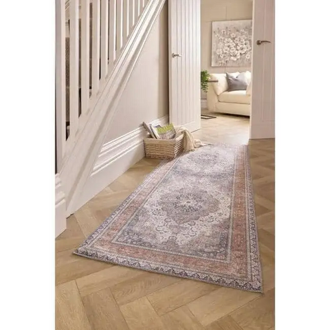 Washable Rug Eterna Medallion Design - 67X200 cm - Rugs