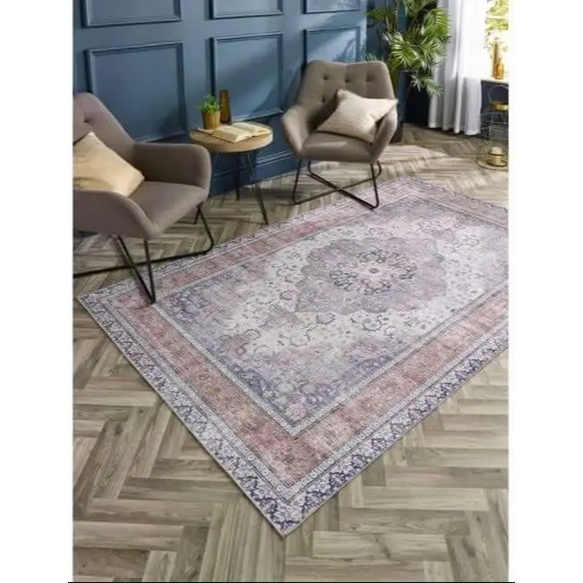 Washable Rug Eterna Medallion Design - 80X150 cm - Rugs