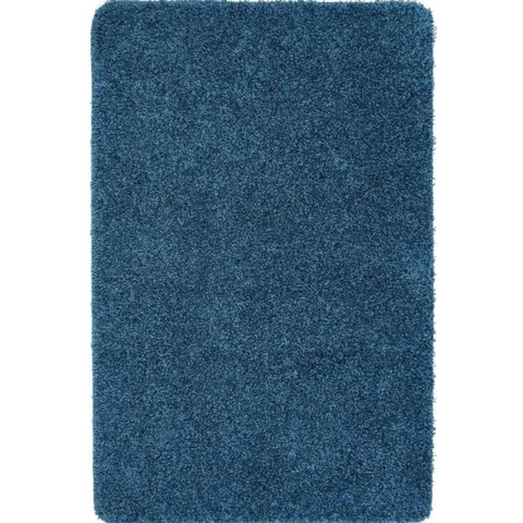 Washable Teal Shaggy Rug - 60X100 cm - Rugs