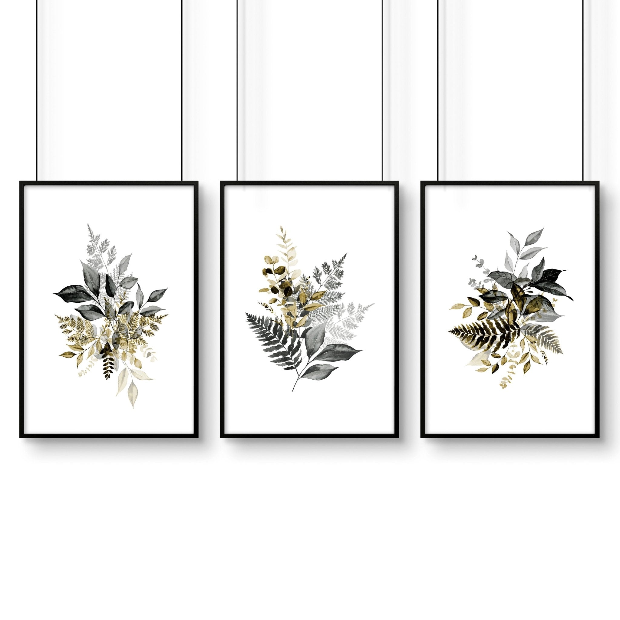 Framed pictures living room | set of 3 wall art
