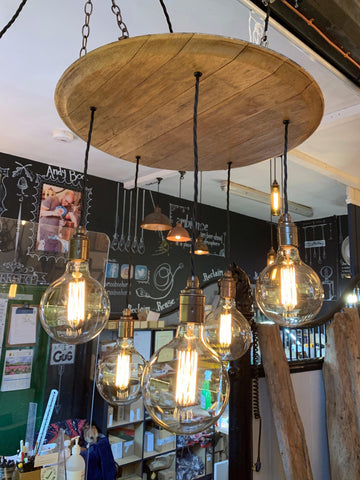Whiskey Barrel Pendant Light | Round Oak Conservatory, Kitchen & Dining Lighting
