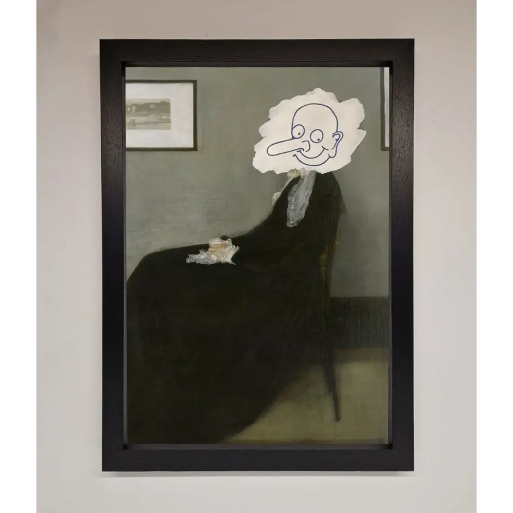Whistlers Mother Framed Wall Art - A3 (29.7 x 42 cm) / Black - Framed Print