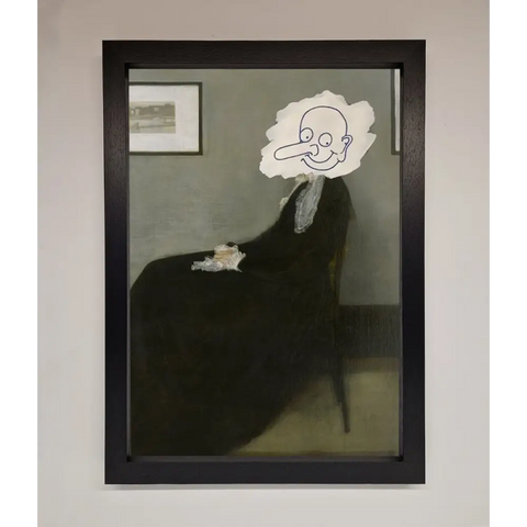 Whistlers Mother Framed Wall Art - A3 (29.7 x 42 cm) / Black - Framed Print