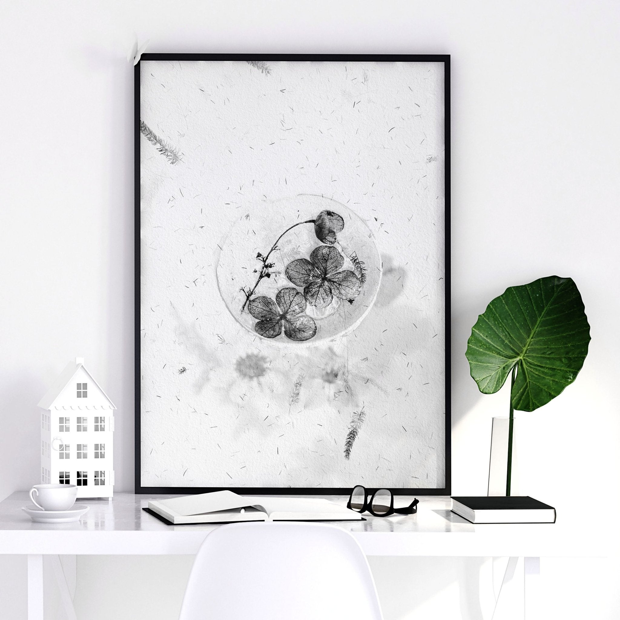Wall arts black and white | set of 3 framed wall art prints
