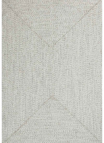 Indoor Outdoor Trenzado Rug – Bordered Plain Design