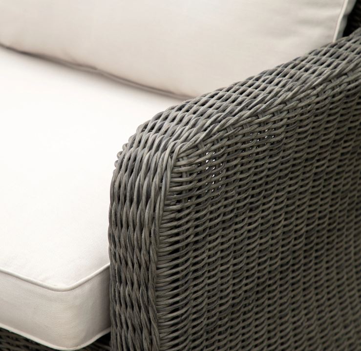 Winchester Outdoor Corner Sofa 5 Seater and Table