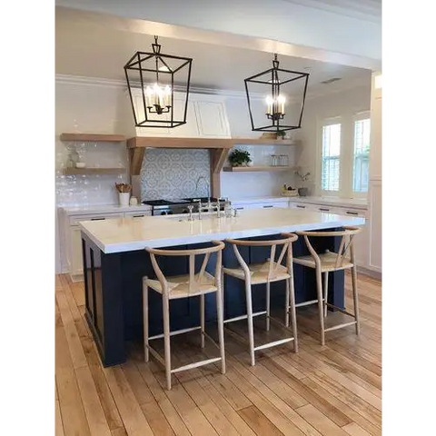 Wishbone Bar Stool Black Ash｜ DC Concept