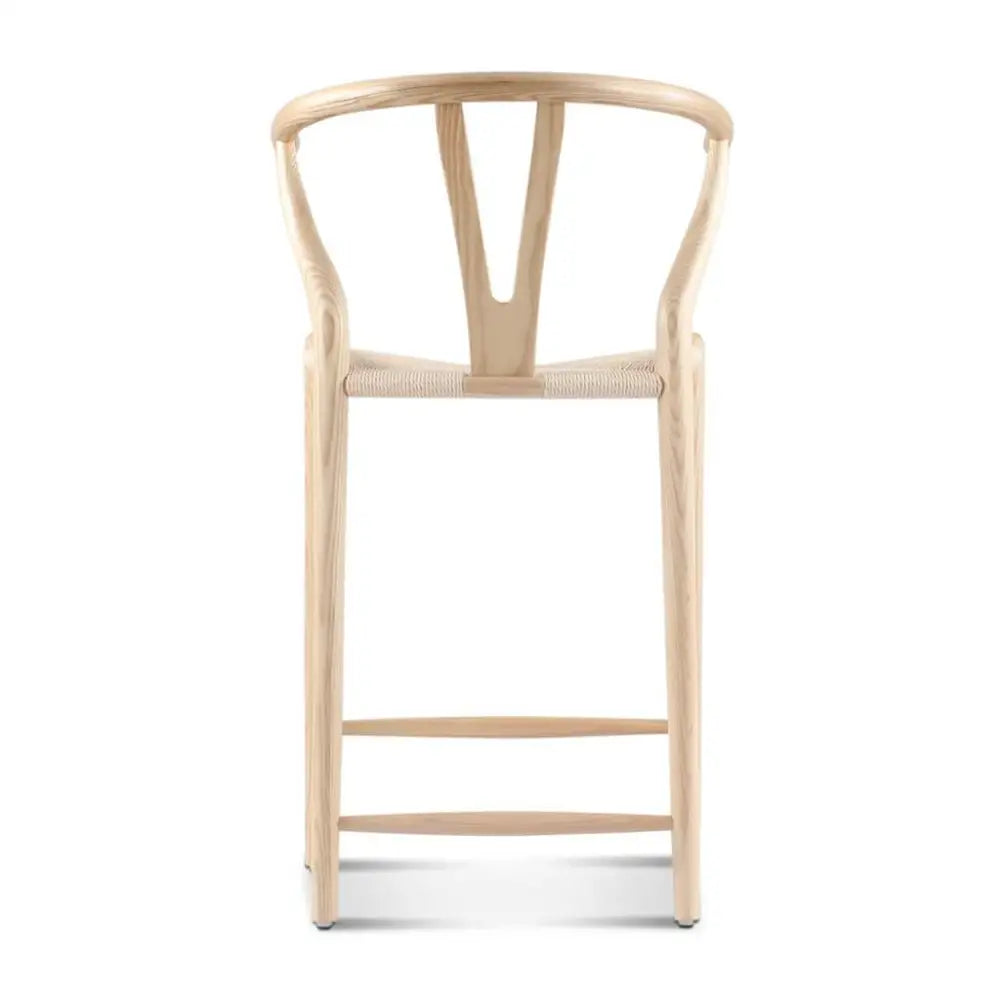 Wishbone Bar Stool Walnut｜ DC Concept