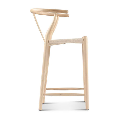 Wishbone Bar Stool Walnut
