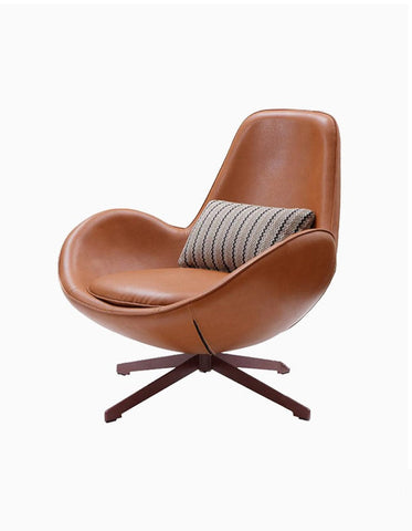 Snail Brown Chair, Leather｜ DC Concept