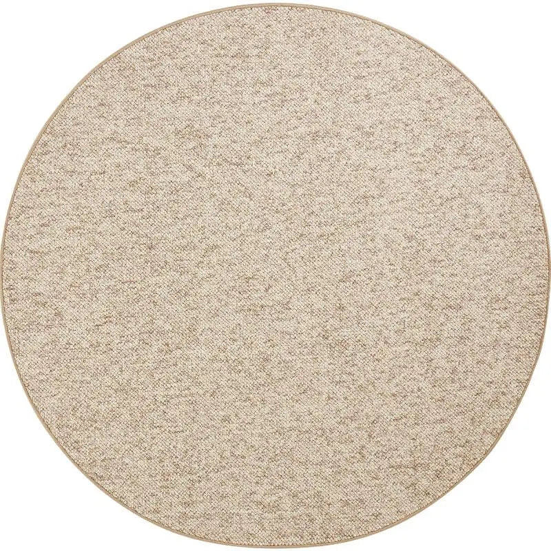 Wolly Tufted Wool-Look Rug - Ø 133 cm / Beige - Rugs