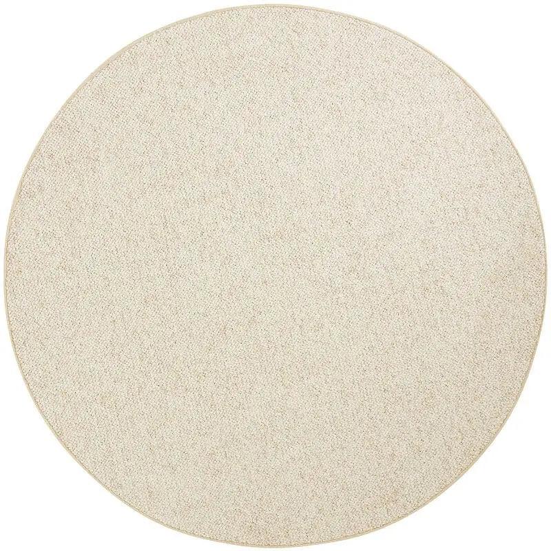 Wolly Tufted Wool-Look Rug - Ø 133 cm / Cream - Rugs