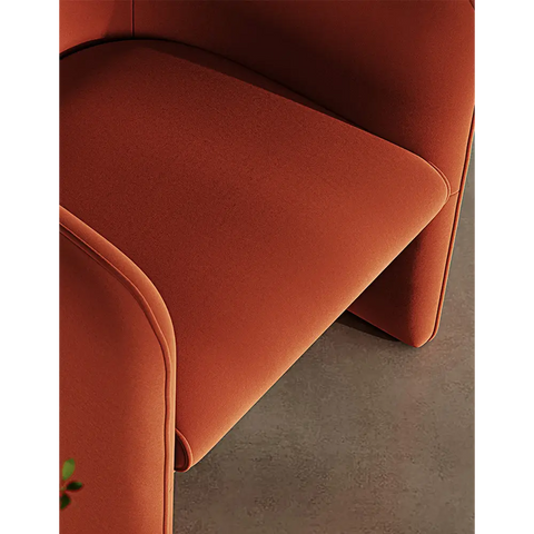 Woodsen Lobby Lounge Chair Red