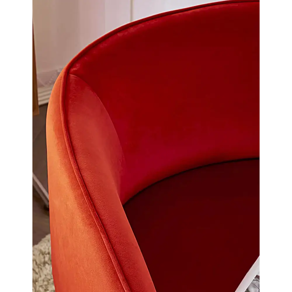 Woodsen Lobby Lounge Chair Red