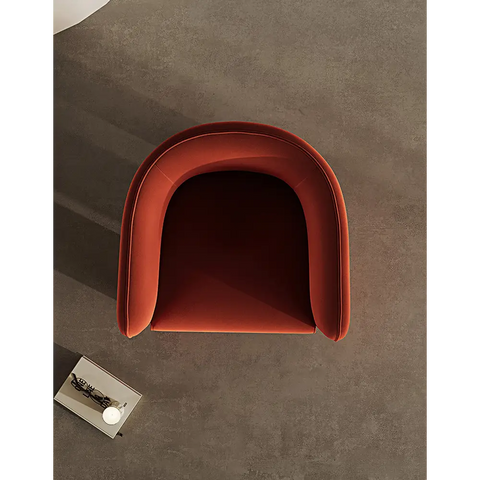Woodsen Lobby Lounge Chair Red