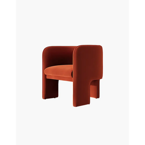 Woodsen Lobby Lounge Chair Red