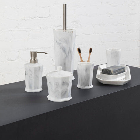 Riviera Grey Cotton Jar