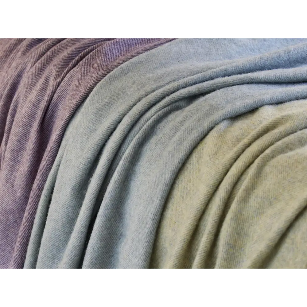 XL Herringbone Shetland Pure New Wool Throws - Throws & Blankets