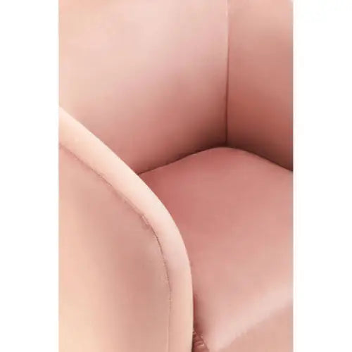 Yasmeen Pink Velvet Armchair - Arm Chair